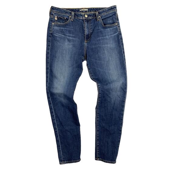 Alexa Chung for AG Adriano Goldschmied Women's Size 31R Blue Slim Straight Jeans - Picture 1 of 6